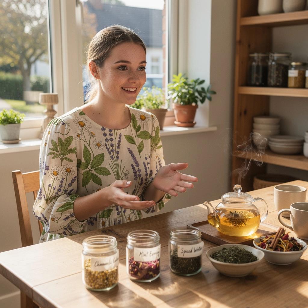 Téli teázás egy kandalló mellett, ahol a gyógyteák melegítik a testet és a lelket.